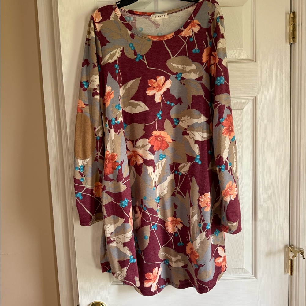 Floral Long Sleeve Dress
